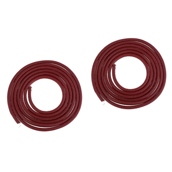 S SERENABLE Sewing Machine Belt Sewing Machine Leather Treadle Belt Cowhide Belting Replacement For Singer Treadle Machine (2 PCS, Brown)