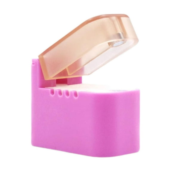 S SERENABLE Sewing Machine Mini Oil Box Thread Holder Splitting Lines Portable Thread Organizer Sewing Thread Oil Box for Knitting Tailor Pink