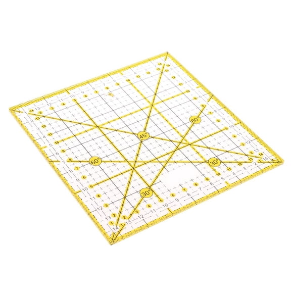 S SERENABLE Sewing Set A1 Cutting Mat 15cm * 15cm Patchwork Tailor Ruler Acrylic Ruler Sewing DIY Crafting Tool