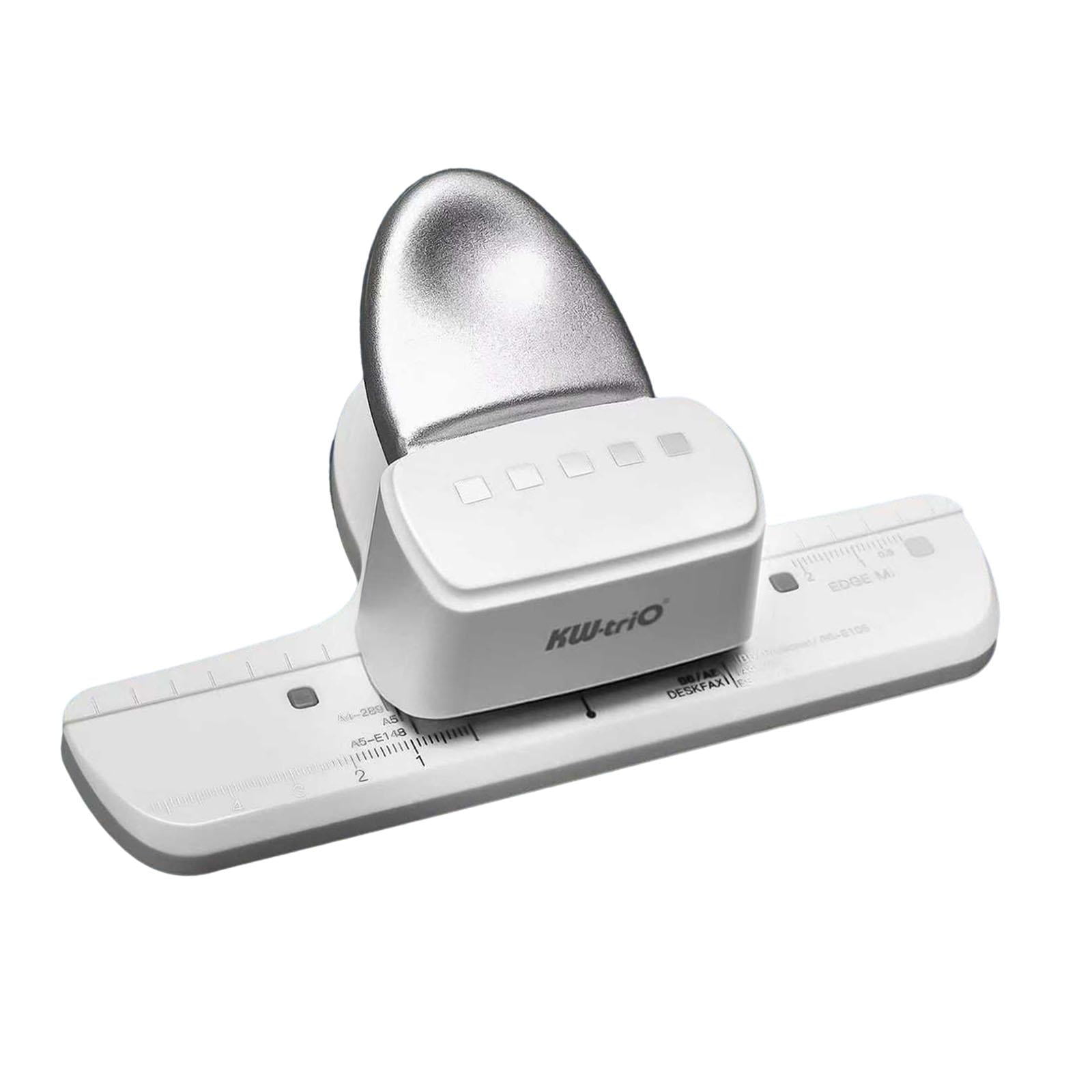 S SERENABLE Three-hole Punch - Labor-saving Punching Tool with 8.5 Mm Hole Spacing - Manual Paper Punch for Folders, Crafts, Files, Scrapbooks
