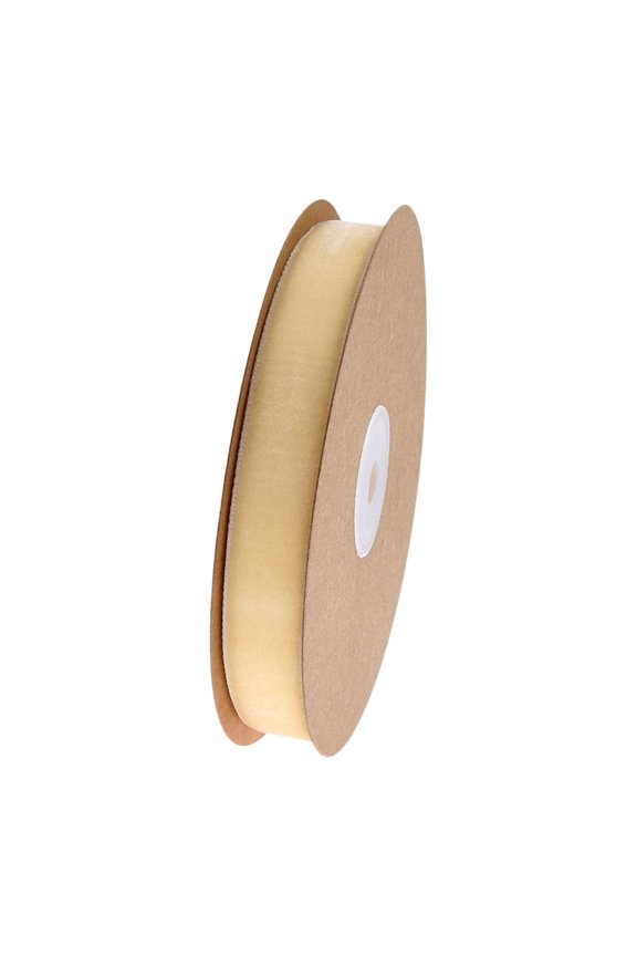 S SERENABLE Velvet Ribbon Crafting 10M Length Single Face Florist Ribbon for Gift Wrapping Decoration Wedding Party Bow Making Art Crafts Beige