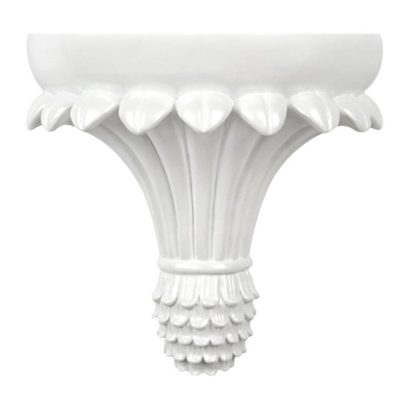 S SERENABLE Wall Mounted Shelf Living Room Office Decorative 3D Bedroom Retro Decoration White Large