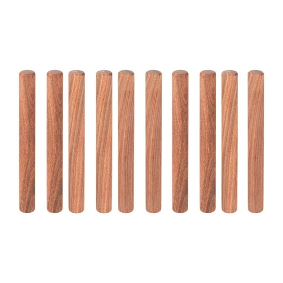 S SERENABLE Wood Dowel Rods Round Sticks Accessories,Sturdy,Versatile,Decor Solid Unfinished Hardwood Sticks for DIY Crafts Crafting Arts 1.2x10 cm