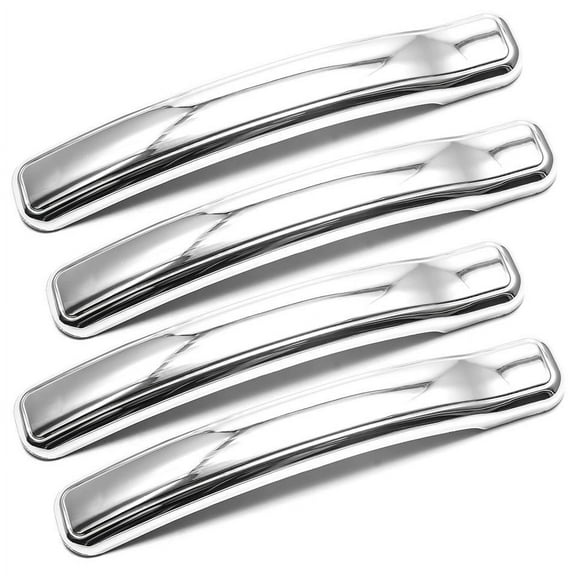 S SIZVER Triple Chrome Plated Door Handle Overlay Cover Compatible With 1999-2006 Classic Silverado Sierra 1500/2500/3500/Avalanche/Tahoe/Suburban/Yukon/YUKON XL
