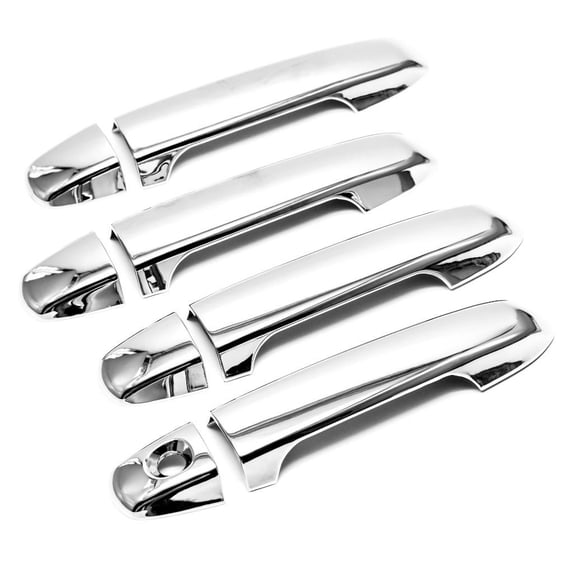 S SIZVER Triple Chrome Plated Door Handle Overlay Cover Compatible With 2012-2017 Camry