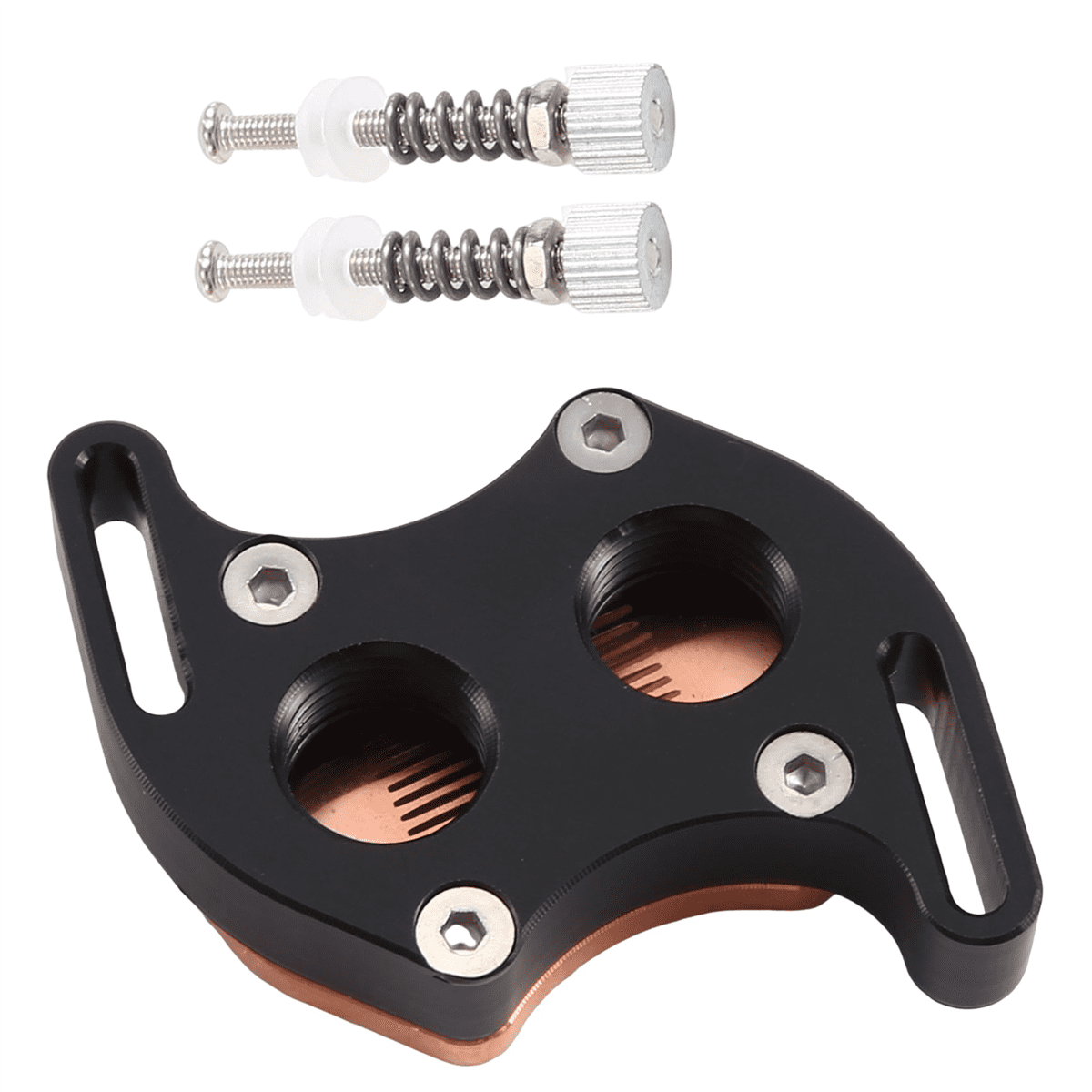 S-Shaped CPU Water Cooling Block Cooler South Bridge Northbridge Block ...