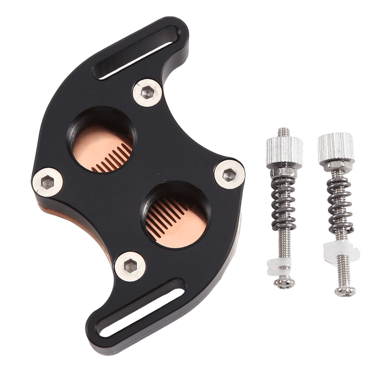 S-Shaped CPU Water Cooling Block Cooler South Bridge Northbridge Block ...