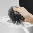 thumbnail image 1 of S-Shaped Elbow Toilet Brush, Long Handle Bowl Cleaner, Soft Bristles Scrubber, No Dead Angle Cleaning Tool, Curved Bathroom Brush, Efficient Toilet Scrubber, 1 of 7