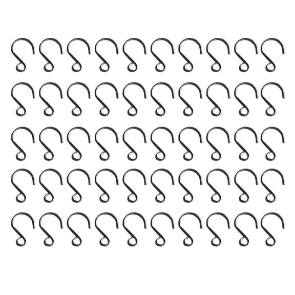 S-Shaped Hooks, Mini Size, For Crafts Jewelry And Hanging, Environmentally Friendly Metal, Multi-Purpose Hanging, Suitable Indoors Outdoors, 50Pcs