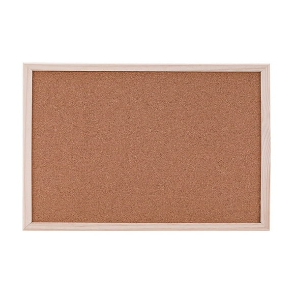 S Small Hanging Photo Display Cork Board - Message Notice Pin Wall Decor For Office Home Bulletin Memo Organizer With Rope Tacks Wood Frame