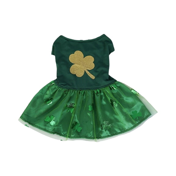 S St Patricks Day Pet Mesh Skirt 2026 Dog Cat For Holiday Parties Events Well For Photoshoots Suitable For Small Medium Large Dogs