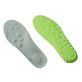 thumbnail image 1 of S Super Soft Insoles No Fatigue After Standing Thickened Massage Green Size 35-36 Mens Womens Supporting Sports Shock Absorbing And Sweat Absorbing, 1 of 7