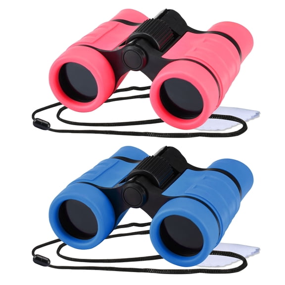 S Syxspecial Kids Optics Shockproof Toy Binoculars, 2 Pack