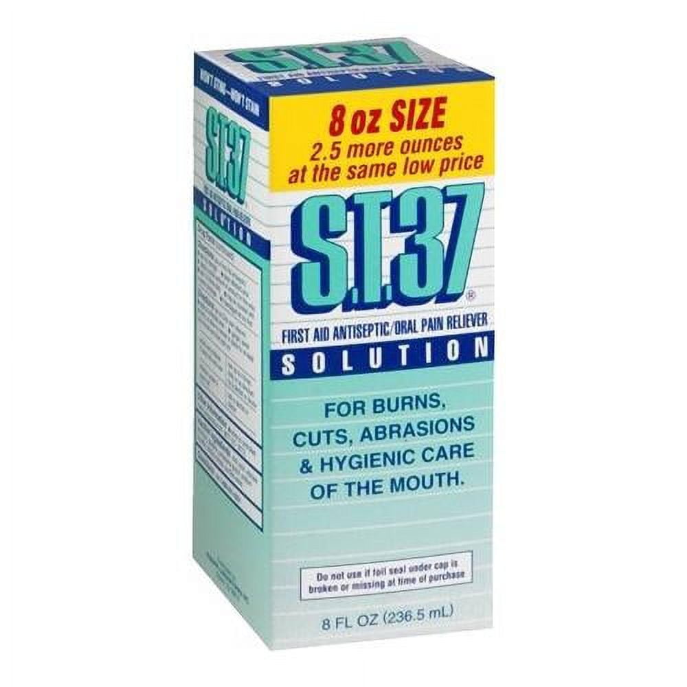 S.T.37 Medicated First Aid Antiseptic Oral Pain Reliever for Sore Mouth