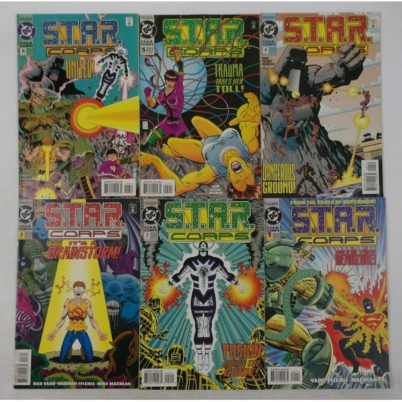 S.T.A.R. Corps #1-6 VF/NM complete series ft Superman - Star ; DC
