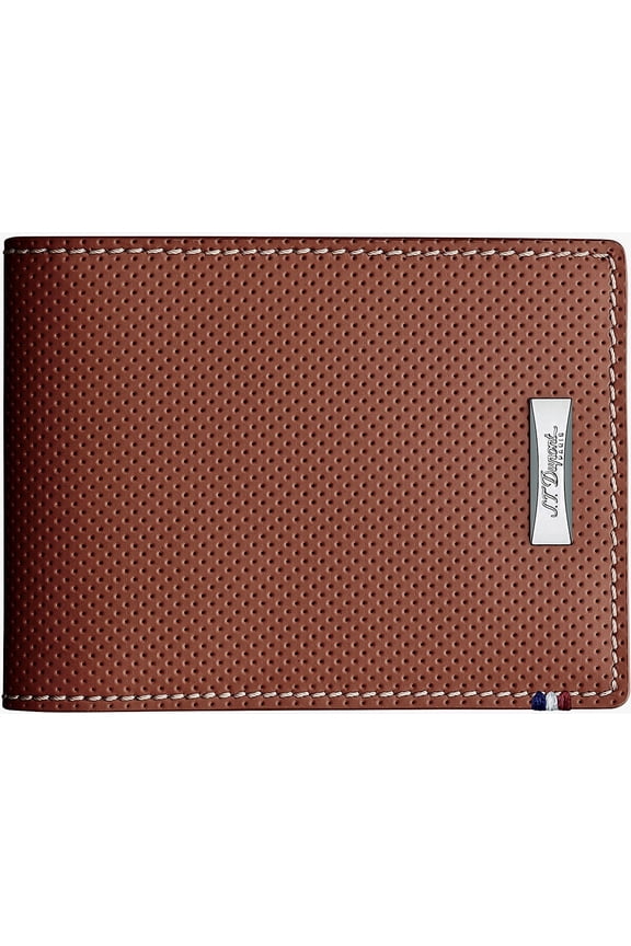 S.T. Dupont Defi 6 Credit Card Wallet, Perforated Leather, 170501 New In Box