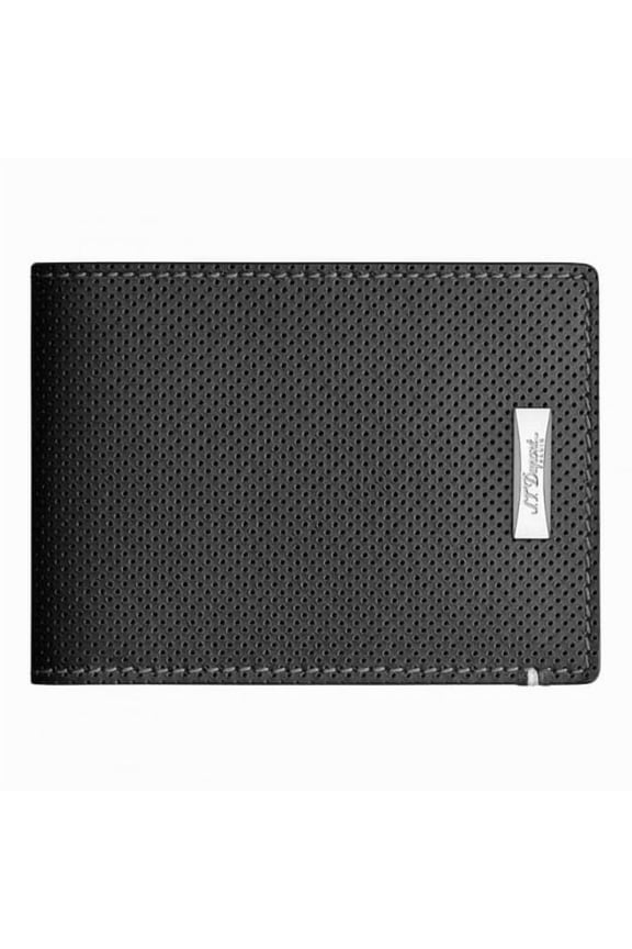 S.T. Dupont Defi 8 Credit Card Wallet, Perforated Leather, 170402, New In Box