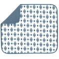 thumbnail image 1 of S&T INC. Absorbent, Reversible Microfiber Dish Drying Mat for Kitchen, 16 Inch x 18 Inch, Ikat, 1 of 5