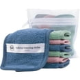 thumbnail image 1 of S&T INC. Makeup Remover Wipes for Skin Care, Reusable Makeup Wipes with Laundry Bag, Travel Essentials, Assorted Colors, 4.5 Inch by 6.5 Inch, 7 Pack, 1 of 7