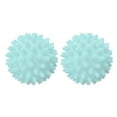 thumbnail image 1 of S&T INC. Plastic Laundry Dryer Balls, Reusable, Assorted Colors, 2.5 inch Diameter, 2 Pack, 1 of 5