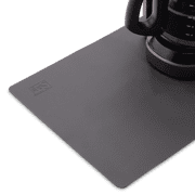 S&T INC. Silicone Mat for Coffee Maker and Espresso Machine, Coffee Maker Mat, Grey, 12 in. x 18 in.
