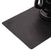 S&T INC. Silicone Mat for Coffee Maker and Espresso Machine, Coffee Maker Mat, Black, 12 in. x 18 in.