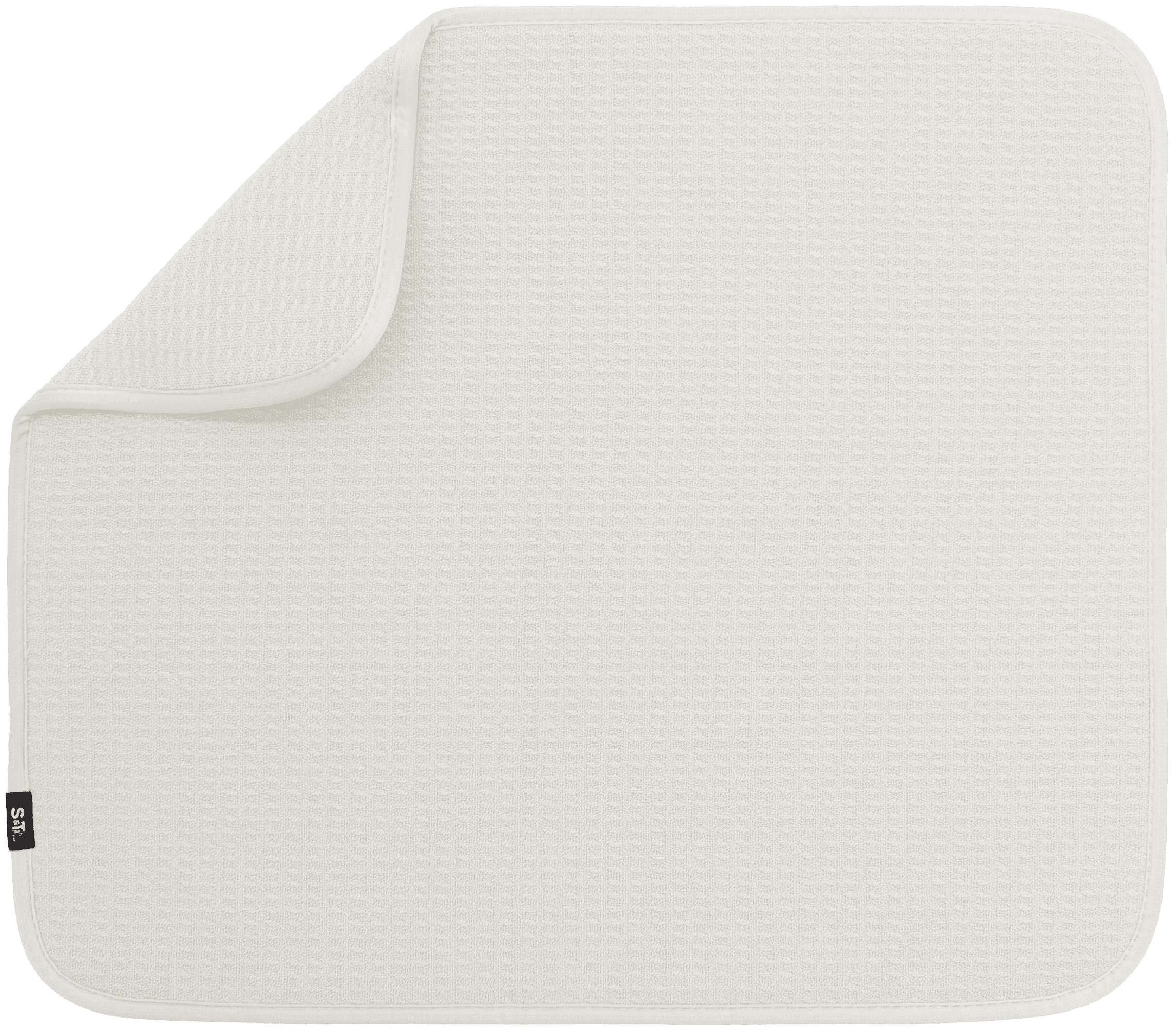 Cream Reversible Microfiber Dish Drying Mat 16" x 18"
