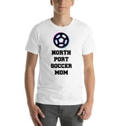 S Tri Icon North Port Soccer Mom Short Sleeve Cotton T-Shirt By Undefined Gifts