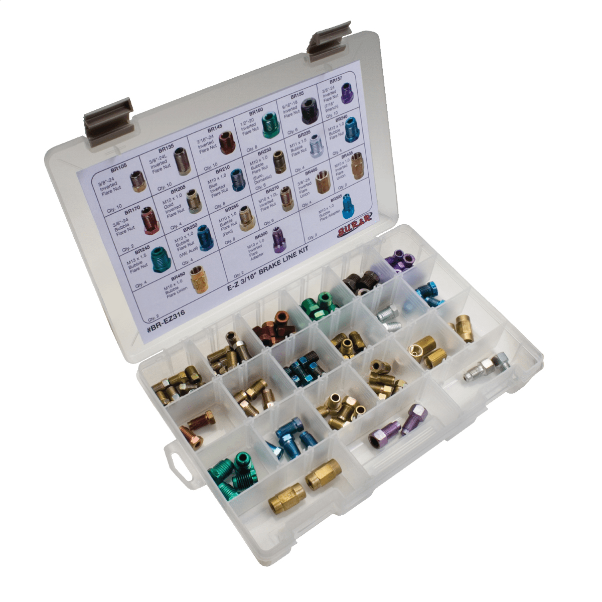 S.U.R.&R. 3/16 Inch Brake Line Fitting Assortment - Walmart.com