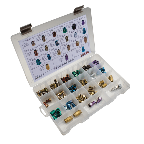S.U.R.&R. 3/16 Inch Brake Line Fitting Assortment