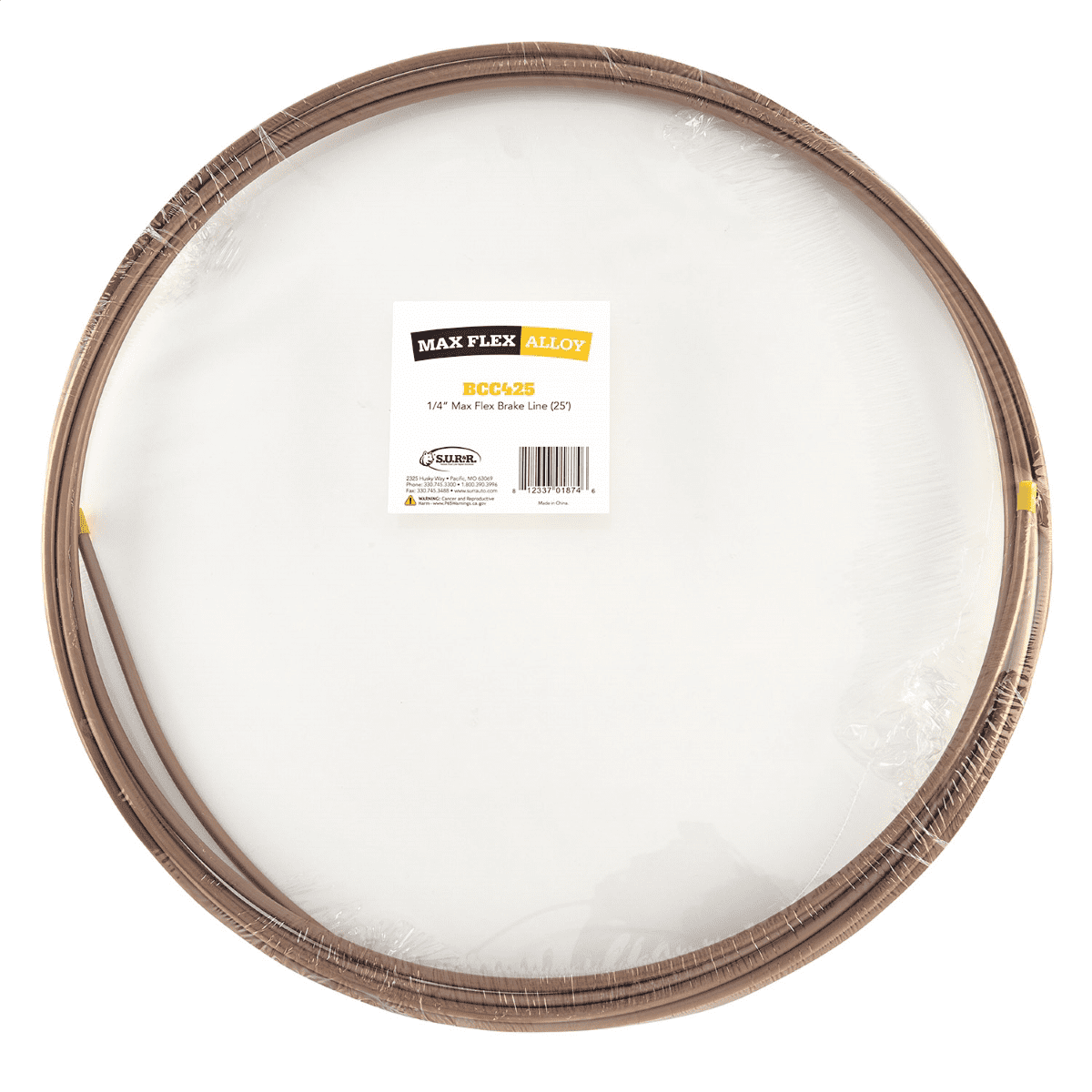 S.U.R.&R. 1/4 Inch Max Flex Brake Line - 25 foot