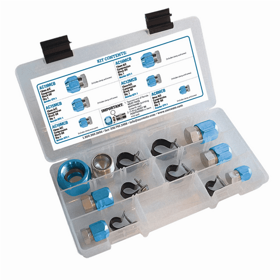 S.U.R.&R. Metric A/C Compression Block Off Kit