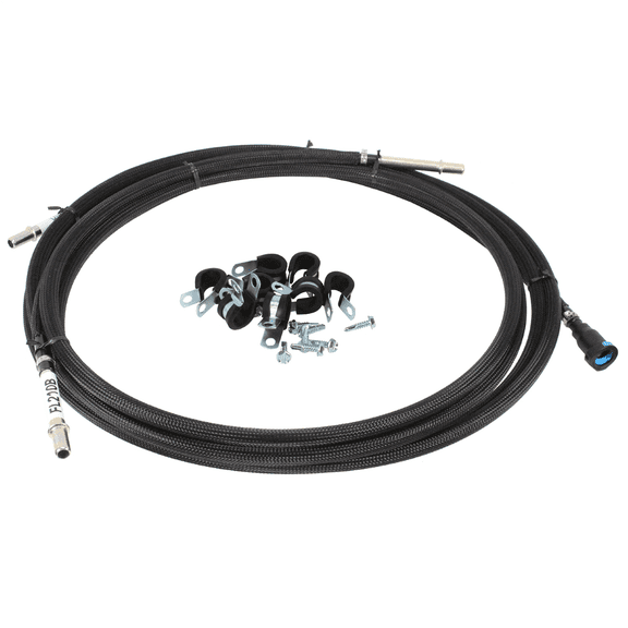 S.U.R.&R. Quick-Fit Flexible Fuel Lines allow you to easily replace damaged fuel lines on numerous Chevrolet and GMC truck models (2004-2010). Lines are pre-assembled and ready to install.