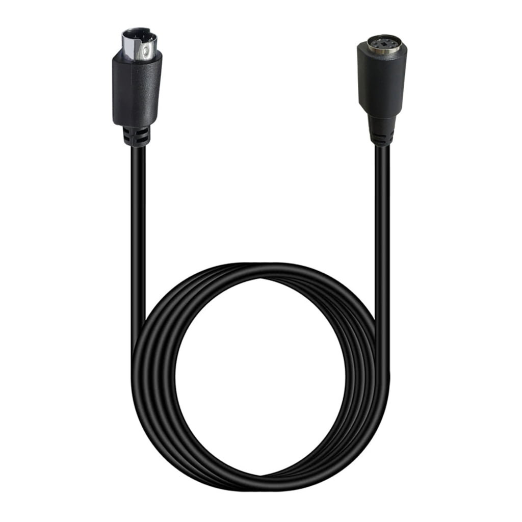 CME MIDI Cable 4-Pack - 1FT / 30cm, 5-pin DIN, Low-Profile - Mirrored 45-Degree Angled Ultra-Thin Plugs For Compact Spaces - Ideal For MIDI Interface