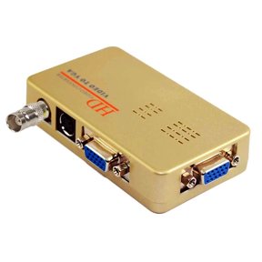 S-Video BNC To VGA 1920x1200 Converter Scaler + PIP Support