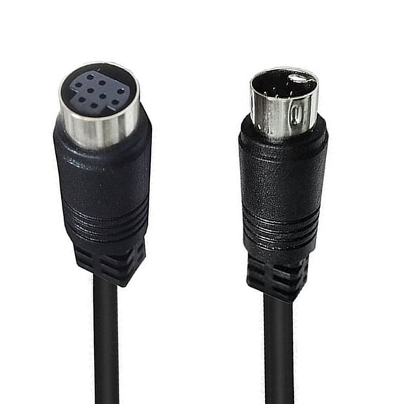 S Video Cable 9PIN Video Cable S Video DIN 9Pin Male to Female Video Cable for Monitoring Projector Computers