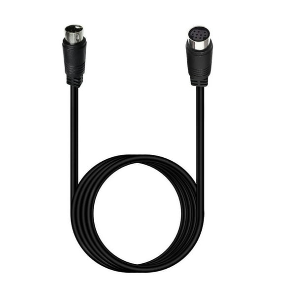 S Video Cord DIN 9Pin Male to Female S Video Cable for Video Devices Like Receiver Projector Camera Connection