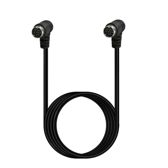 S Video Cord DIN 9Pin Male to Male S Sound Cable for Video Devices Like Receiver Projector Camera Connection