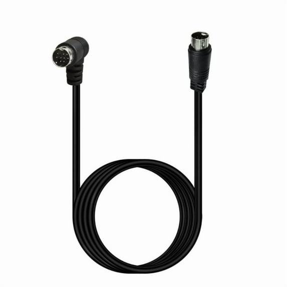 S Video Cord Mini DIN 9Pin Male to Male S Sound Cable for Video Devices Like TV Receiver Projector Camera Connection