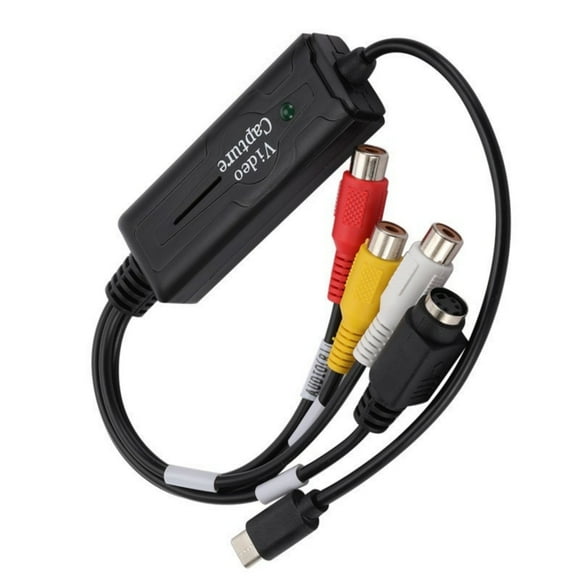 S Video to USB 720P Video Captures Card Device USB 2.0 Transfer Record Grabber Live Streaming Device for Gaming