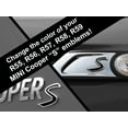 thumbnail image 1 of S Vinyl Decal Insert Replacements for MINI Cooper S 2nd Gen R55 R56 R57 R58 R59 Scuttle and Rear Emblem - Choose Color - [BLACK], 1 of 1