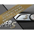 thumbnail image 1 of S Vinyl Decal Insert Replacements for MINI Cooper S 2nd Gen R55 R56 R57 R58 R59 Scuttle and Rear Emblem - Choose Color - [GOLD], 1 of 1