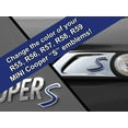 thumbnail image 1 of S Vinyl Decal Insert Replacements for MINI Cooper S 2nd Gen R55 R56 R57 R58 R59 Scuttle and Rear Emblem - Choose Color - [KING BLUE], 1 of 1