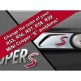 thumbnail image 1 of S Vinyl Decal Insert Replacements for MINI Cooper S 2nd Gen R55 R56 R57 R58 R59 Scuttle and Rear Emblem - Choose Color - [RED], 1 of 1