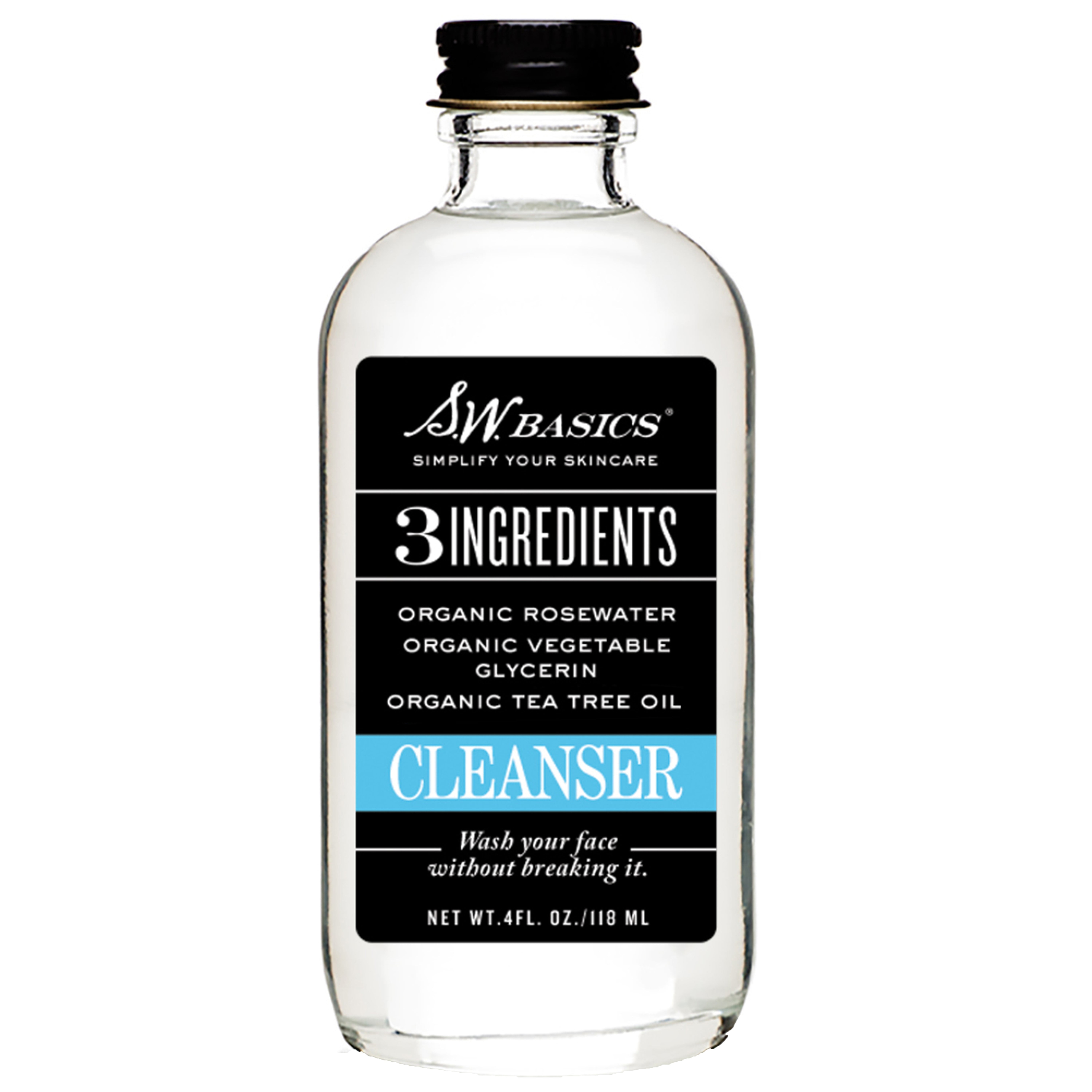 S.W. Basics 3-Ingredients Cleanser, 4 Oz.