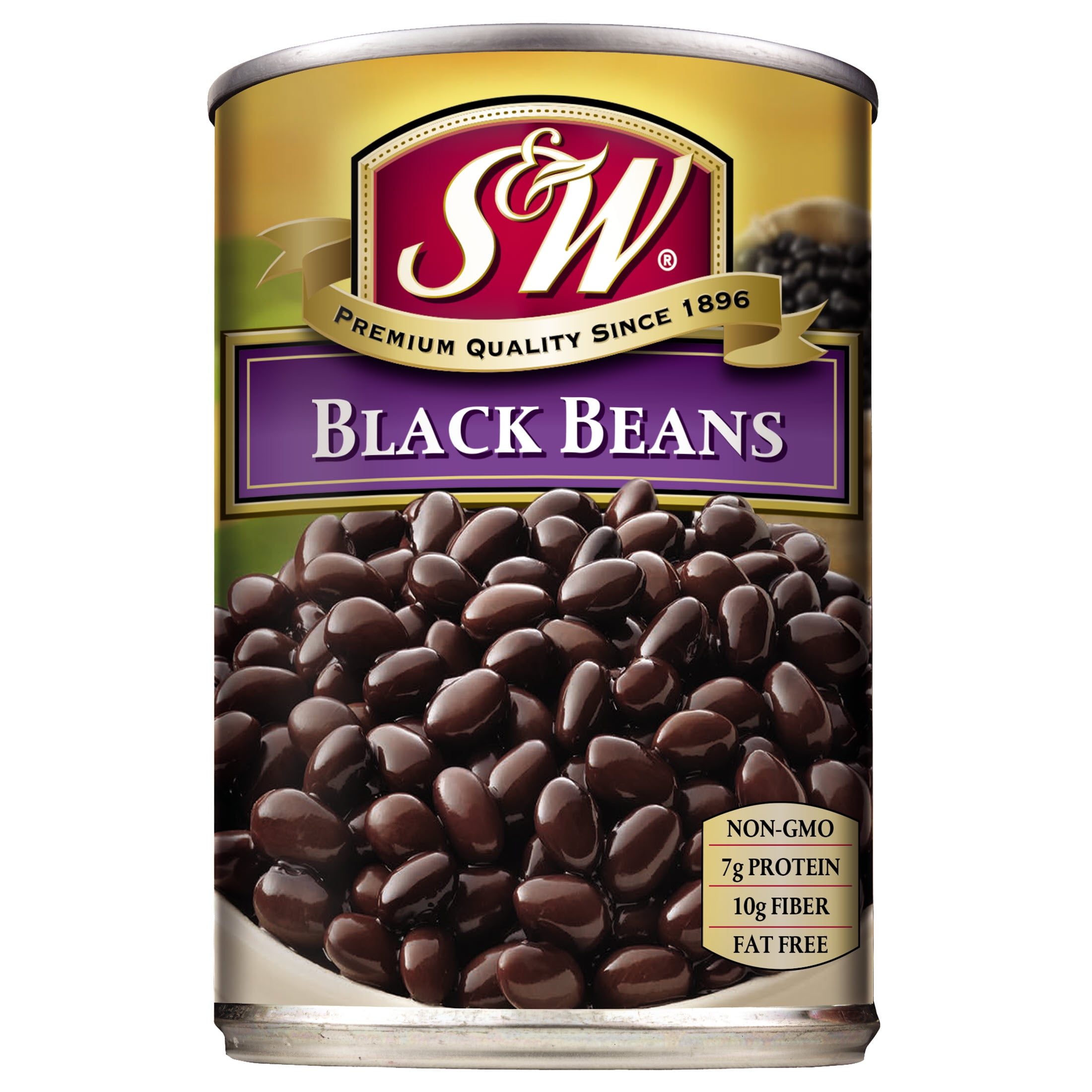 S&W Black Beans 15 oz. Can