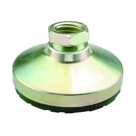 Level Mount, Boltless, 5/8-11, 2-1/2in Base, Base Dia.: 2 1/2 in