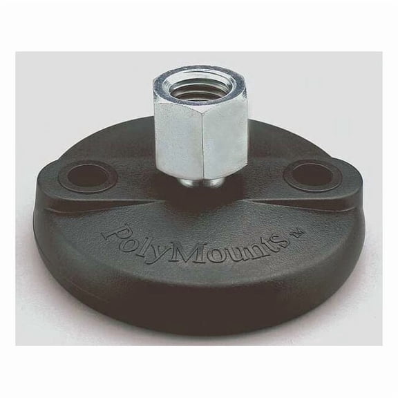 S & W Manufacturing Leveling Mount,Boltless,1/2-13,2 in Base BSNYLB2-TEL