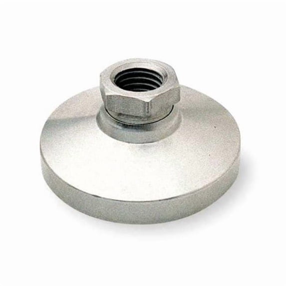 Level Mount, Boltless, 5/8-11, 2-1/2in Base, Finish: Nickel