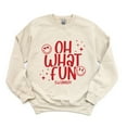 thumbnail image 1 of S.W.Smiley Oh What Fun Sparkle -  Womens Sweatshirt, 1 of 8